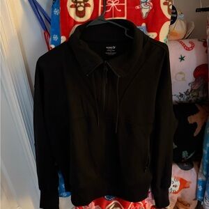 Old Navy Active Black Fleece Jacket